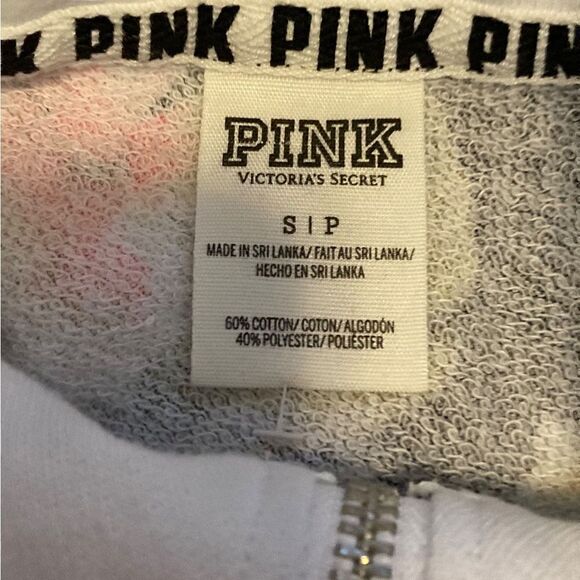 PINK Victoria’s Secret White Sweatshirt Small - Picture 5 of 7